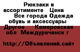 Рюкзаки в ассортименте › Цена ­ 3 500 - Все города Одежда, обувь и аксессуары » Другое   . Кемеровская обл.,Междуреченск г.